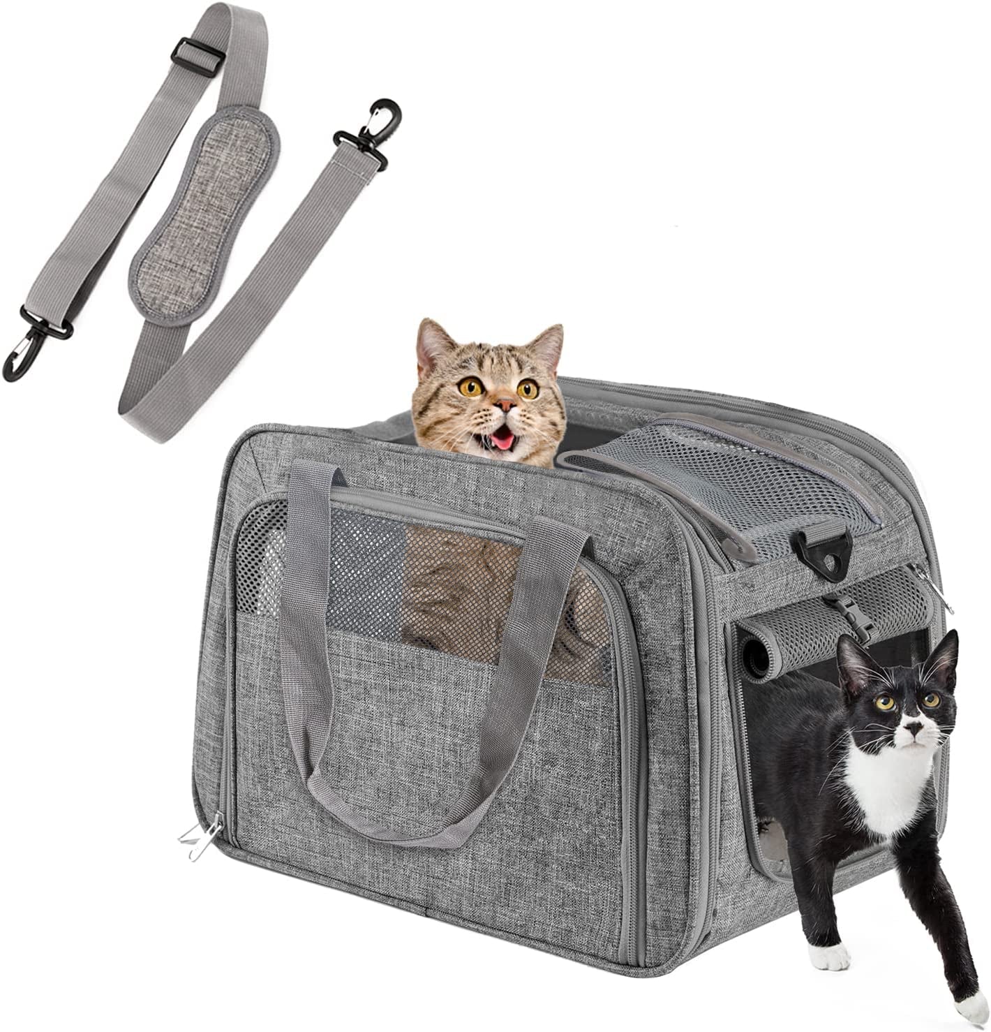 The Soft Pet Carrier Breathable Mesh Window